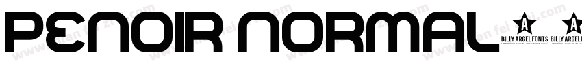 Penoir Normal字体转换
